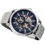 1791643-tommy-hilfiger-watch-men-blue-dial-stainless-steel-metal-silver-strap-automatic-analog-three-hand-mesh-spencer