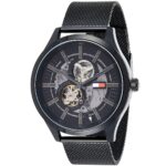 1791644-tommy-hilfiger-watch-men-black-dial-stainless-steel-metal-strap-automatic-analog-three-hand-mesh-spencer