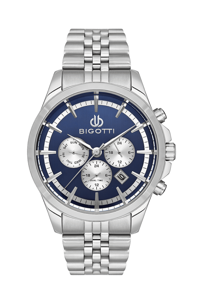 BIGOTTI MILANO MENS STAINLESS STEEL STRAP WATCH – BG.1.10468-3