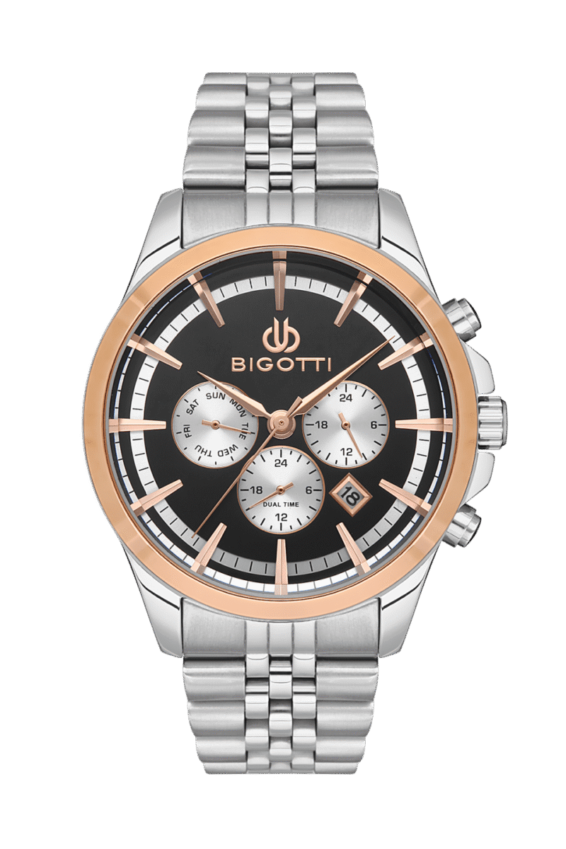 BIGOTTI MILANO MENS STAINLESS STEEL STRAP WATCH – BG.1.10468-4