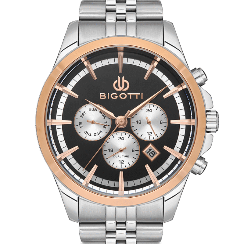 BIGOTTI MILANO MENS STAINLESS STEEL STRAP WATCH – BG.1.10468-4
