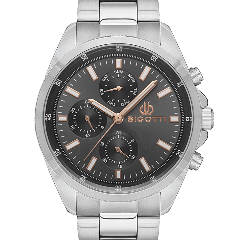 BIGOTTI MILANO MENS STAINLESS STEEL STRAP WATCH – BG.1.10470-4