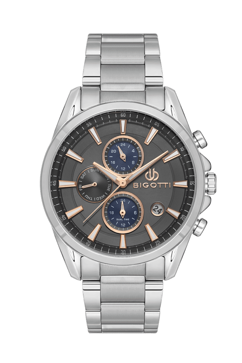 BIGOTTI MILANO MENS STAINLESS STEEL STRAP WATCH – BG.1.10479-5