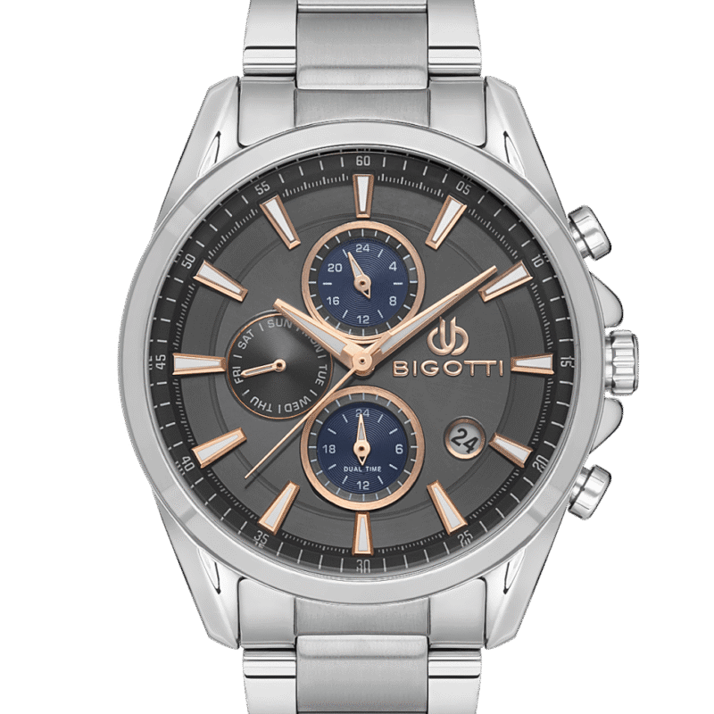 BIGOTTI MILANO MENS STAINLESS STEEL STRAP WATCH – BG.1.10479-5
