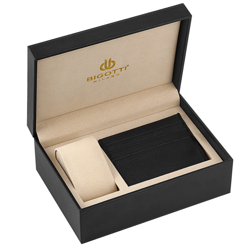 BIGOTTI MILANO MENS STAINLESS STEEL STRAP WATCH WITH GIFT SET – BG.1.10485-4