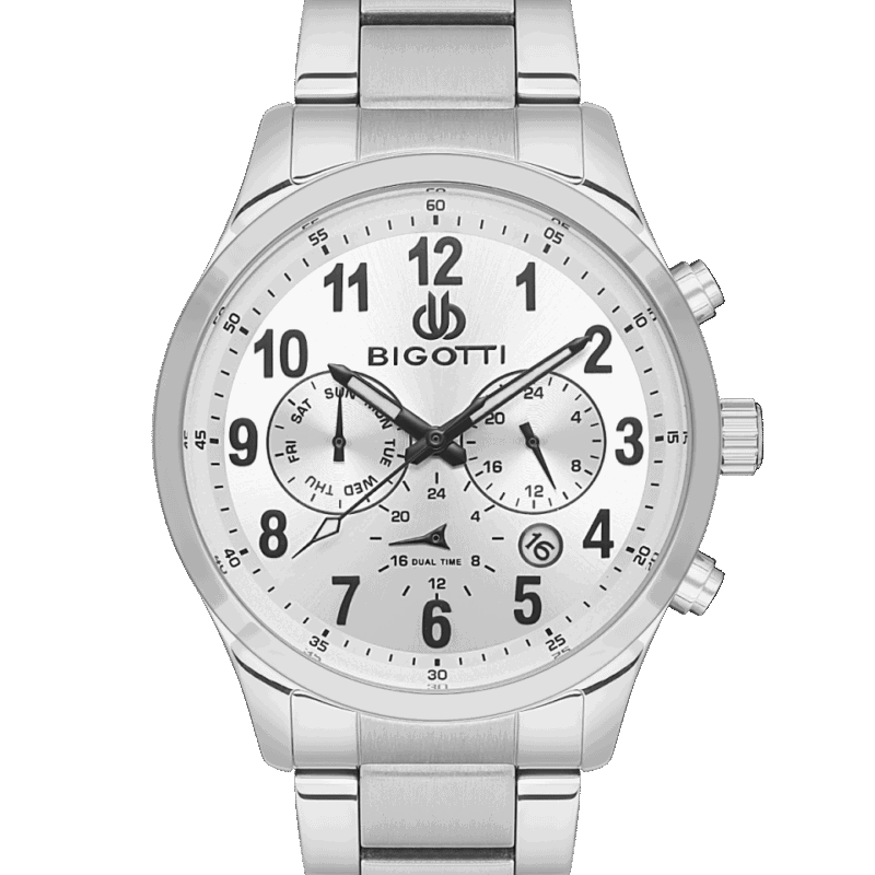BIGOTTI MILANO MENS STAINLESS STEEL STRAP WATCH – BG.1.10508-1