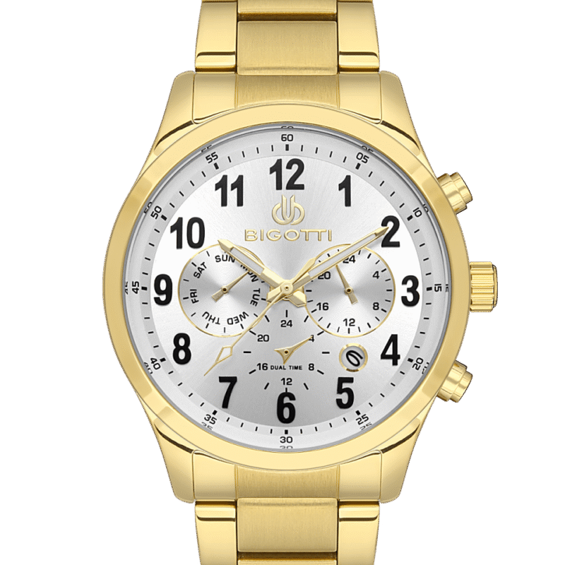 BIGOTTI MILANO MENS STAINLESS STEEL STRAP WATCH – BG.1.10508-4