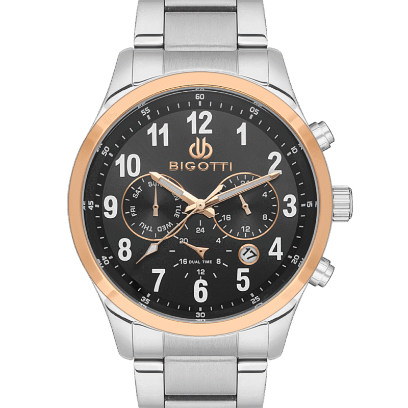 BIGOTTI MILANO MENS STAINLESS STEEL STRAP WATCH – BG.1.10508-5