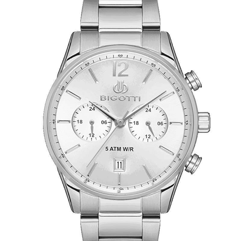 BIGOTTI MILANO MENS STAINLESS STEEL STRAP WATCH – BG.1.10509-1