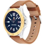 1710529-original-tommy-hilfiger-mwn-watch-blue-dial-brown-leather-strap-egypt