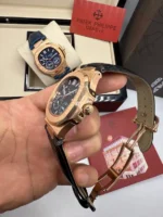 ⁦ساعه باتيك فيليب ناوتيلاس ميرور أوريجنال للرجال⁩ - الصورة ⁦4⁩
