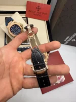 ⁦ساعه باتيك فيليب ناوتيلاس ميرور أوريجنال للرجال⁩ - الصورة ⁦3⁩