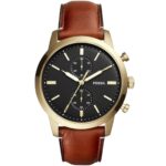 ساعة فوسيل للرجال FS5338 1 fs5338-fossil-watch-men-brown-leather-townsman