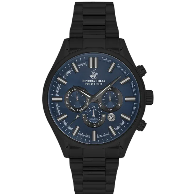 Beverly Hills Polo Club Men’s Multi Function Blue Dial Watch – BP3395X.690