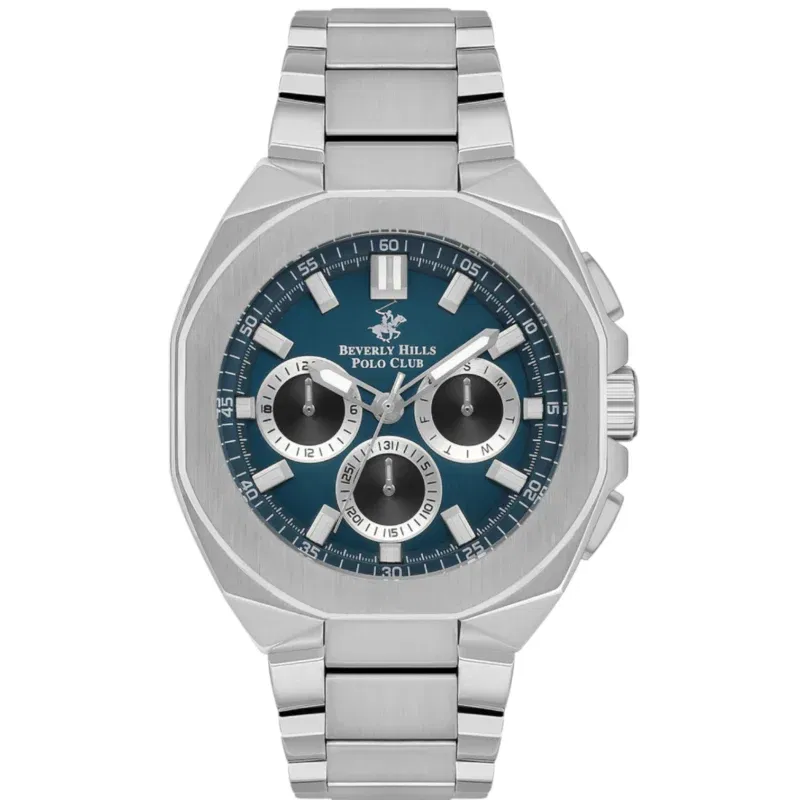 Beverly Hills Polo Club Men’s Multi Function Blue Dial Watch – BP3537X.370