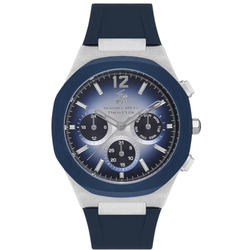 Beverly Hills Polo Club Men’s Multi Function Blue Dial Watch – BP3539X.399
