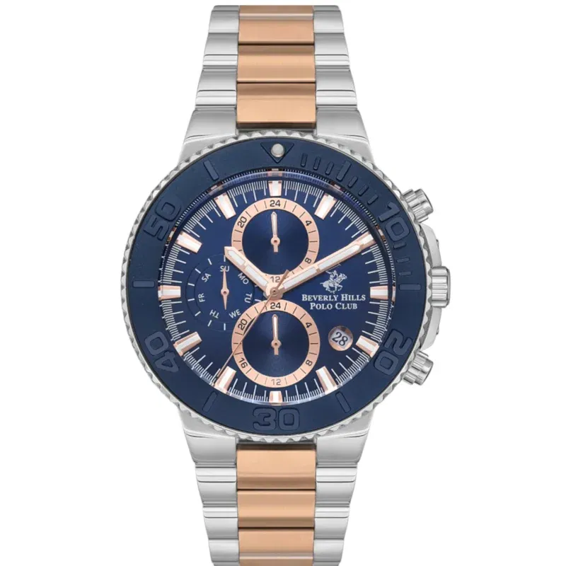 Beverly Hills Polo Club Men’s Multi Function Blue Dial Watch – BP3540X.540
