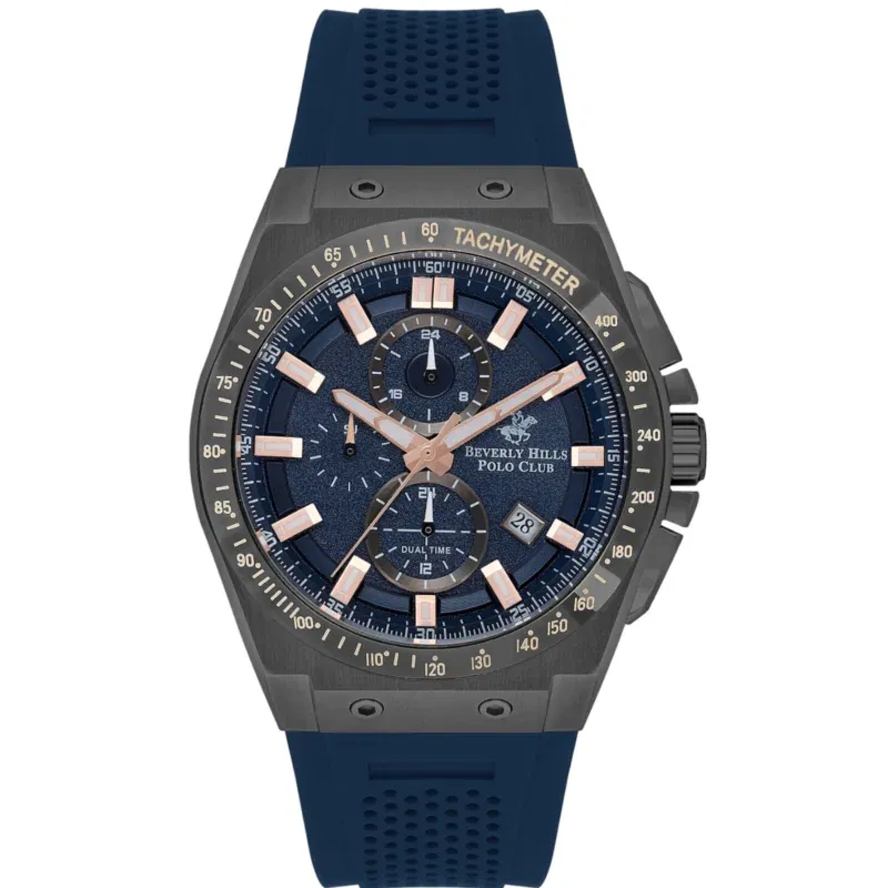 Beverly Hills Polo Club Men’s Multi Function Dark Blue Dial Watch – BP3541X.099