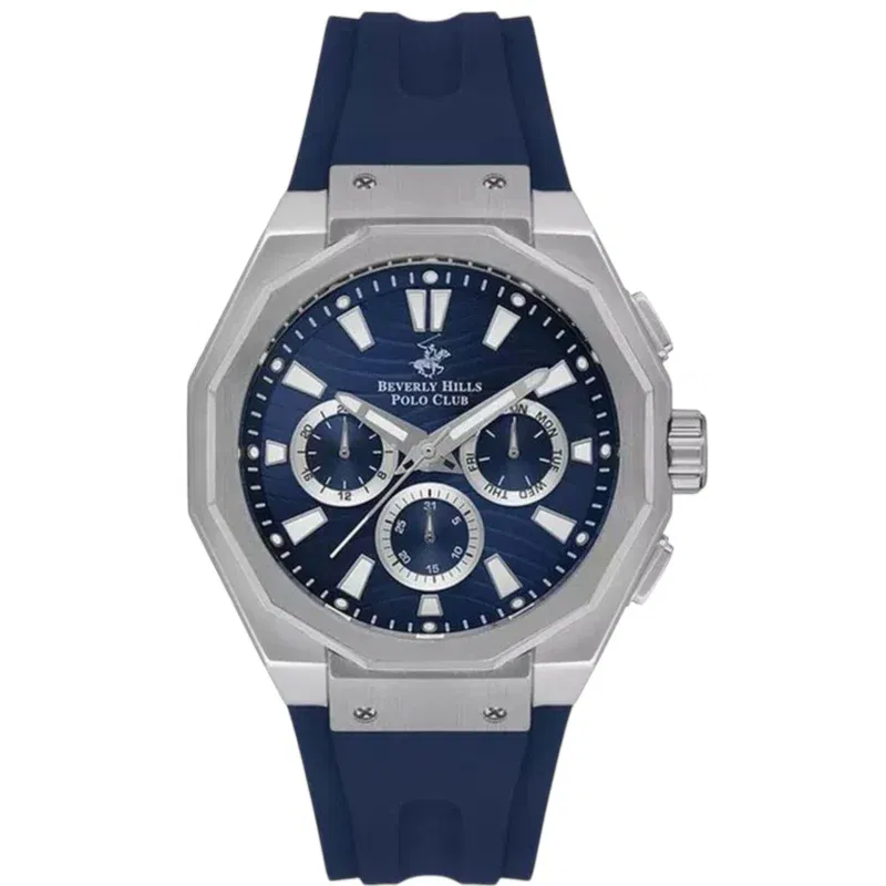 Beverly Hills Polo Club Men’s Multi Function Blue Dial Watch – BP3557X.399