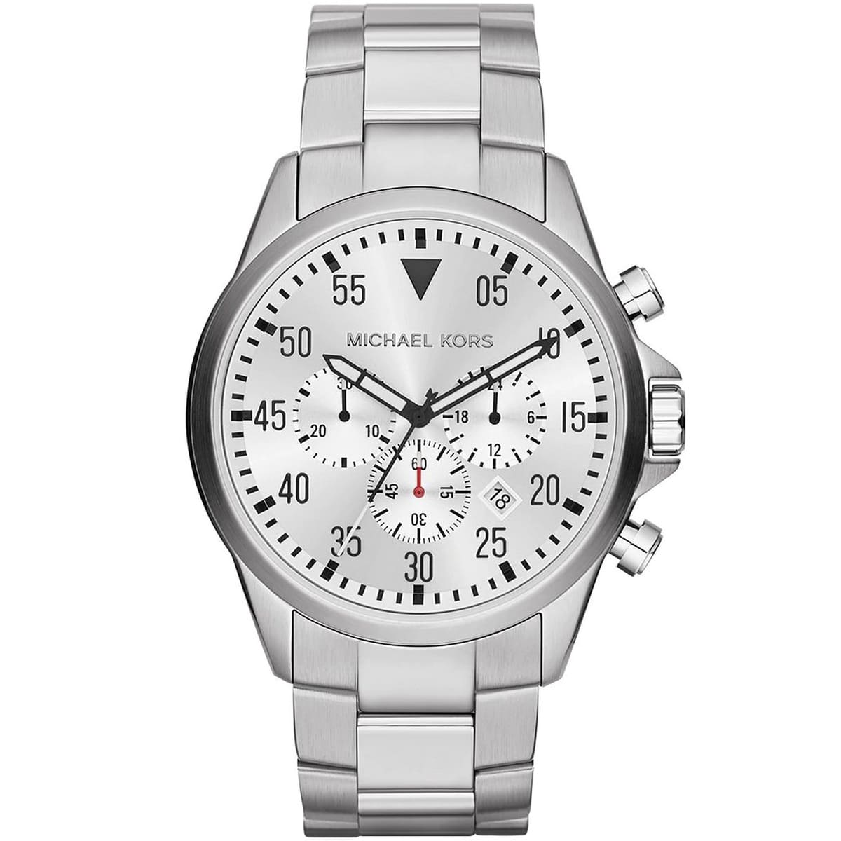 mk8331-michael-kors-watch-men-silver-metal-gage ساعة مايكل كورس للرجال MK8331 - الصورة 1