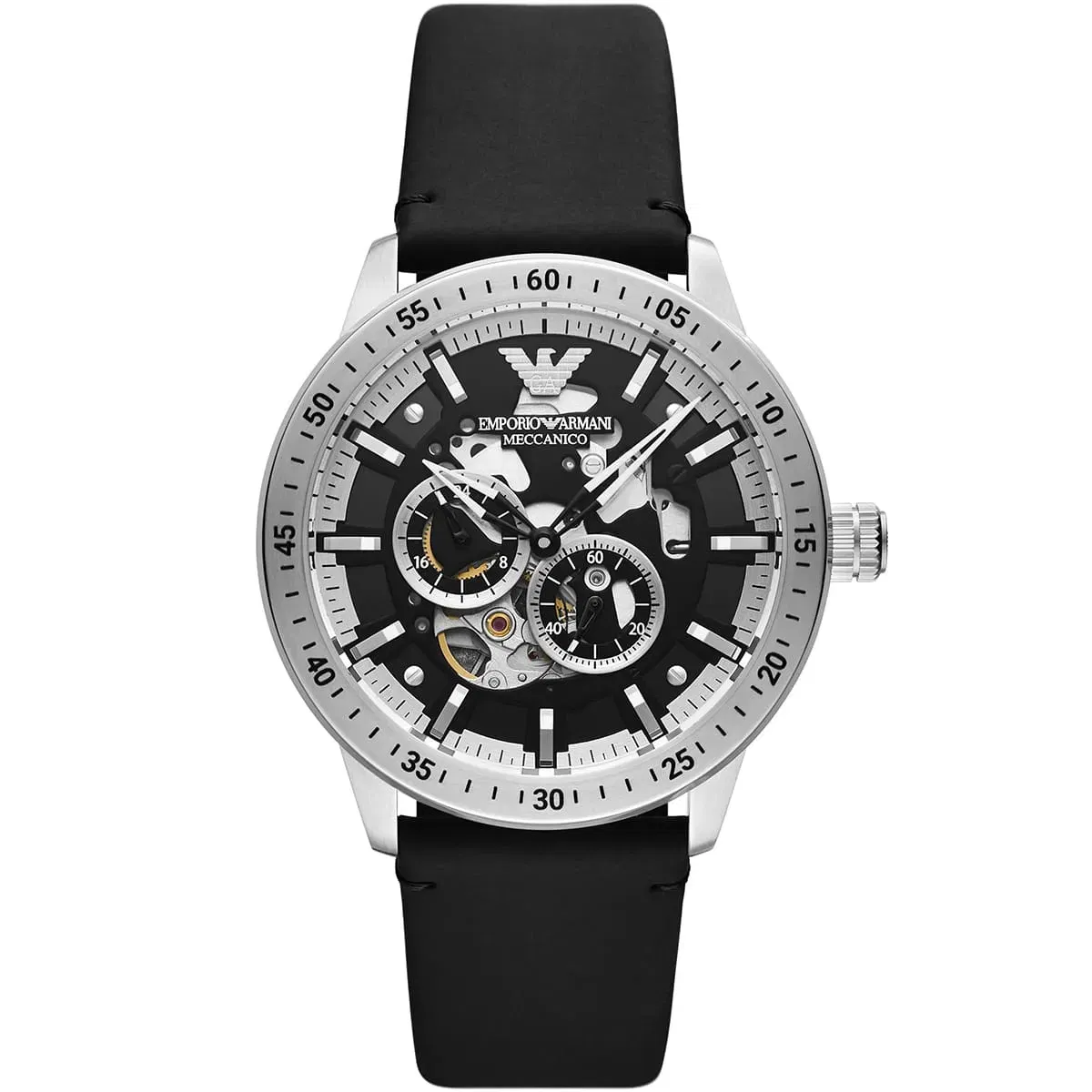 ar60051-emporio-armani-watch-meccanico-men-black-dial-leather-strap-automatic-analog-mario ar60051 emporio armani watch meccanico men black dial leather strap automatic analog mario