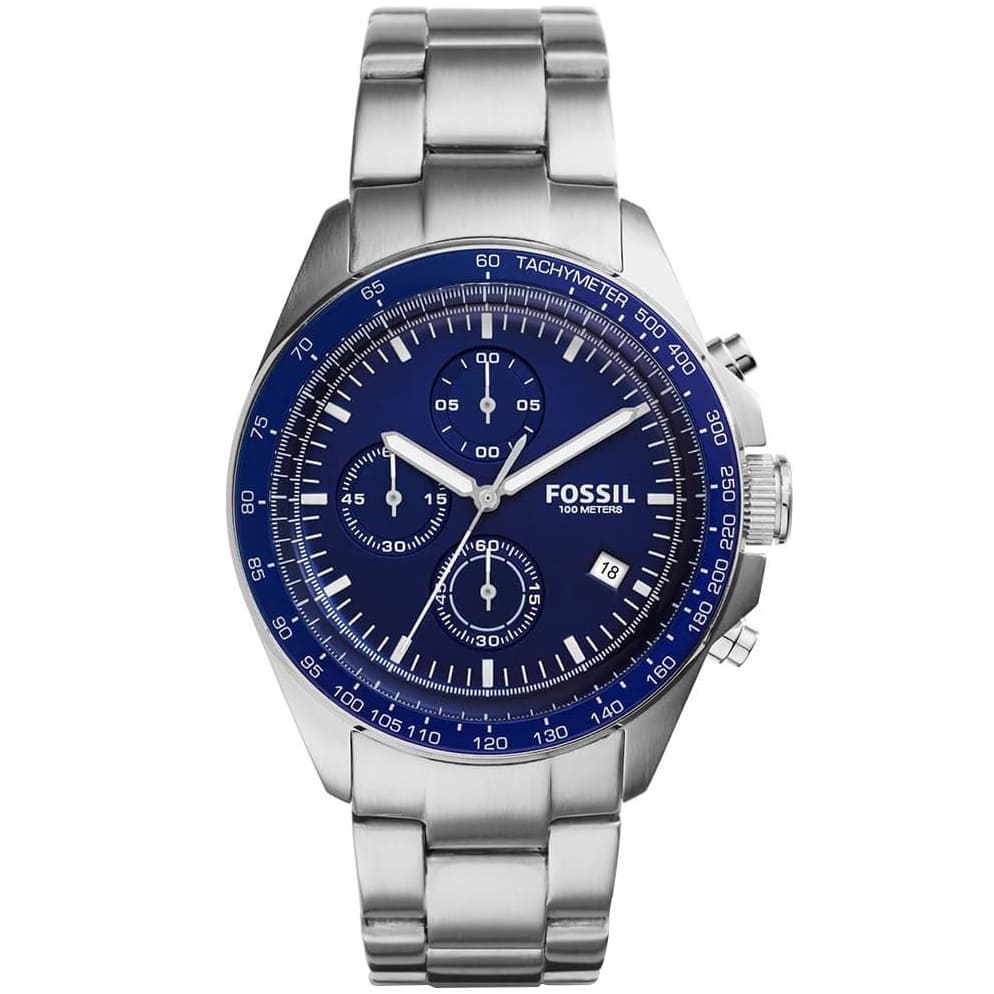 ch3030-fossil-watch-men-silver-metal-sport-54 ساعه فوسيل للرجال CH3030 - الصورة 1