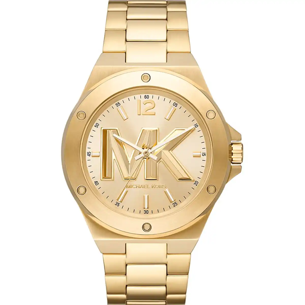 michael-kors-mk8939-watch-men-original-gold-dial-golden-metal-strap-round-battery-mk-logo-egypt ساعة مايكل كورس للرجال MK8939 - الصورة 1