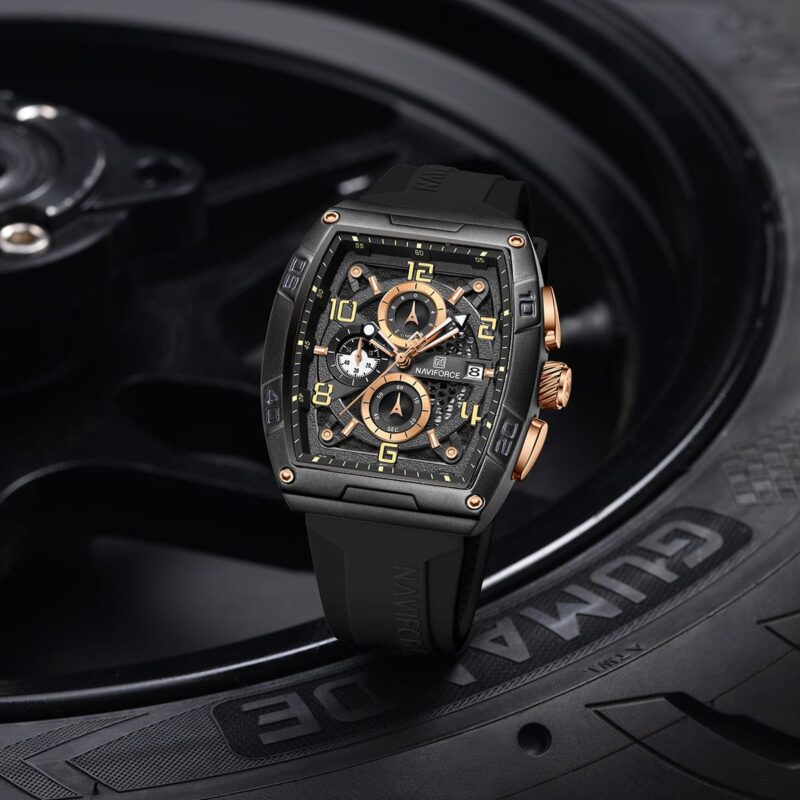 Naviforce Men's Watch NF8052-B-RG-B - Image 3