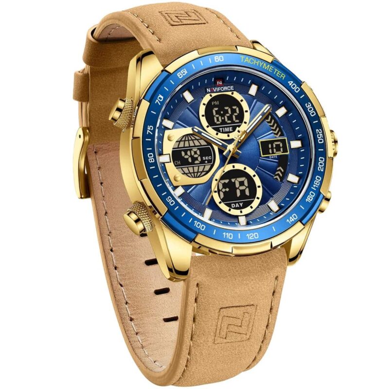 Naviforce Men's Watch NF9197L-G-BE-Y-BN - Image 3