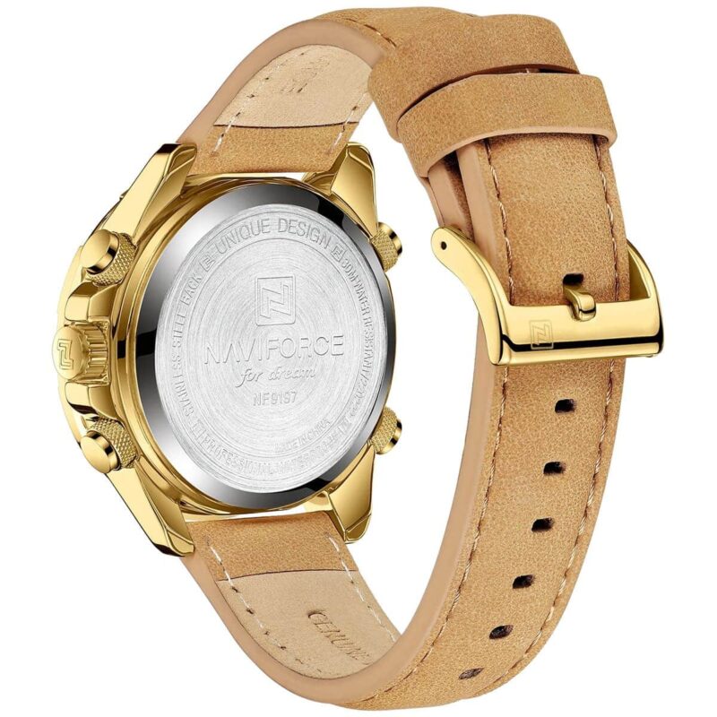 Naviforce Men's Watch NF9197L-G-BE-Y-BN - Image 4