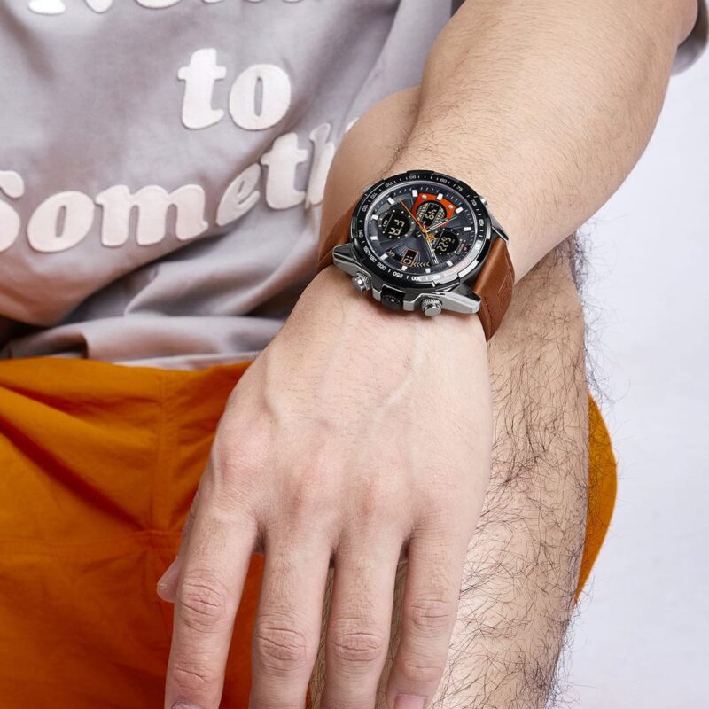Naviforce Men's Watch NF9197L-S-GY-O-BN - Image 3