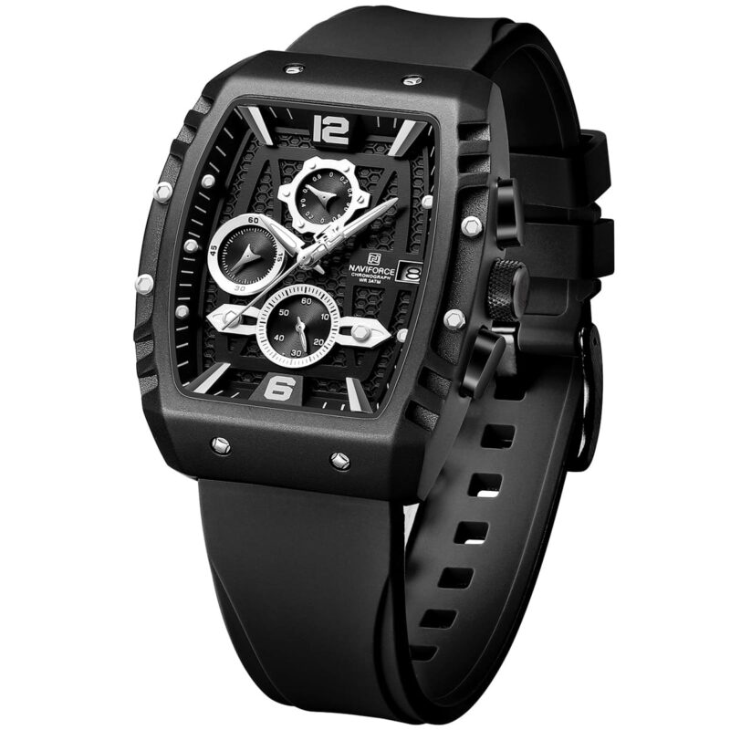 Naviforce Men's Watch NF8025-B-W-B - Image 3