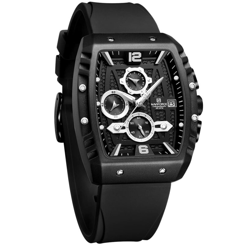 Naviforce Men's Watch NF8025-B-W-B - Image 4