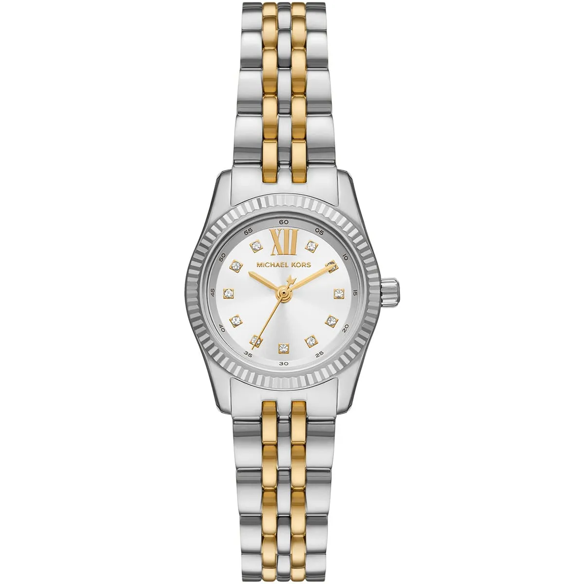 mk4740-michael-kors-watch-women-silver-dial-metal-stainless-steel-gold-two-tone-strap-quartz-battery-analog-three-hand-lexington ساعة مايكل كورس للنساء MK4740 - الصورة 1