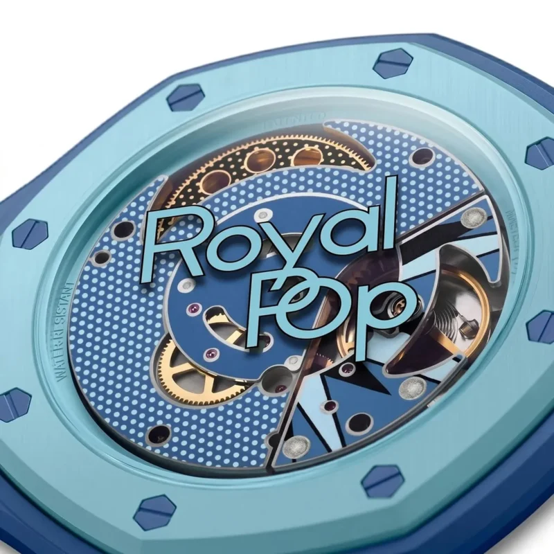 ⁦ساعة Audemars Piguet x Swatch Royal Pop LAN BA للجنسين⁩ - الصورة ⁦6⁩