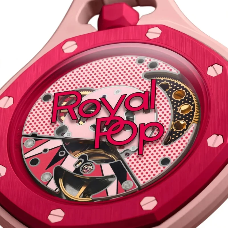 ⁦ساعة  Audemars Piguet x Swatch Royal Pop OTTO ROSSO للجنسين⁩ - الصورة ⁦7⁩