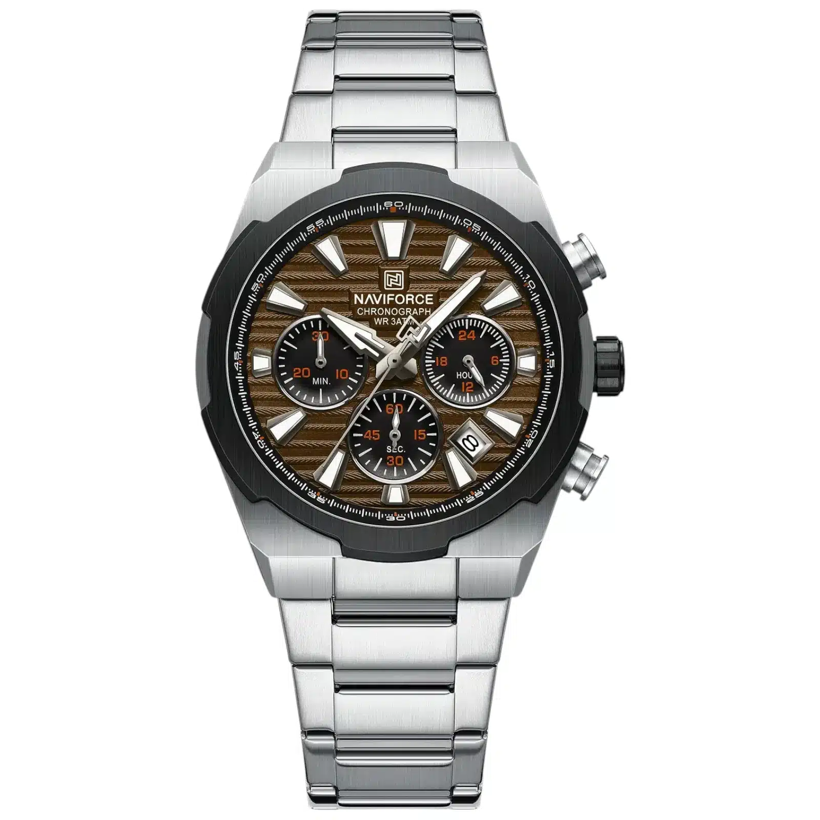 Naviforce Men's Watch NF8081-S-BN-S 1 Naviforce Men's Watch NF8081-S-BN-S - Image 1