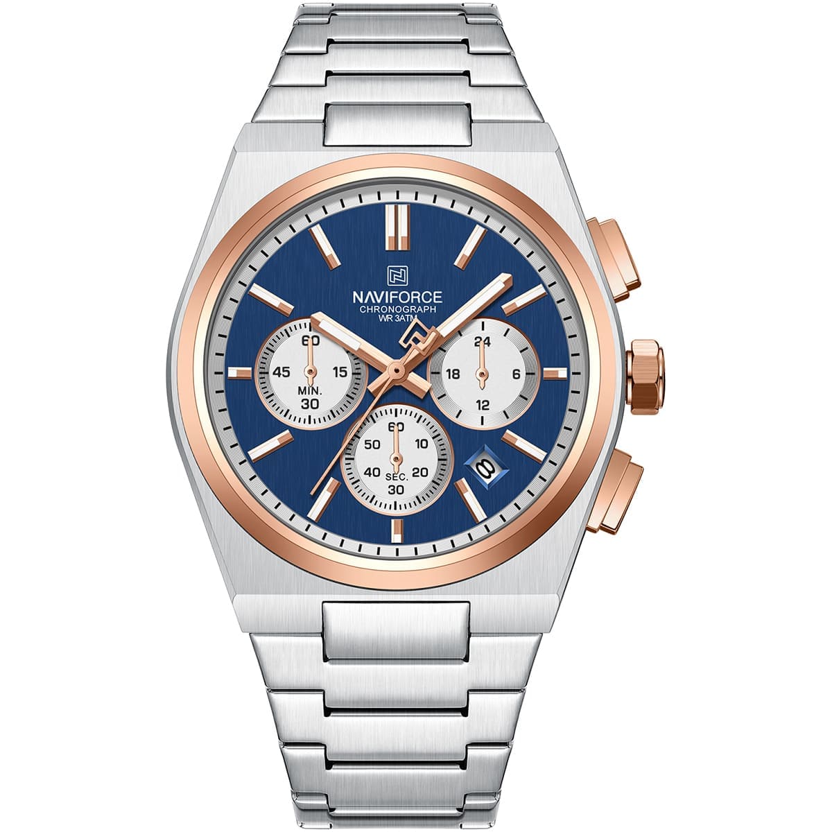 Naviforce Men's Watch NF8048G-S-BE-RG 1 Naviforce Men's Watch NF8048G-S-BE-RG - Image 1