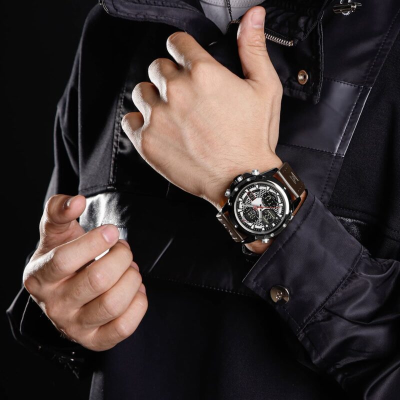 Naviforce Men's Watch NF9225-B-W-D-BN - Image 6