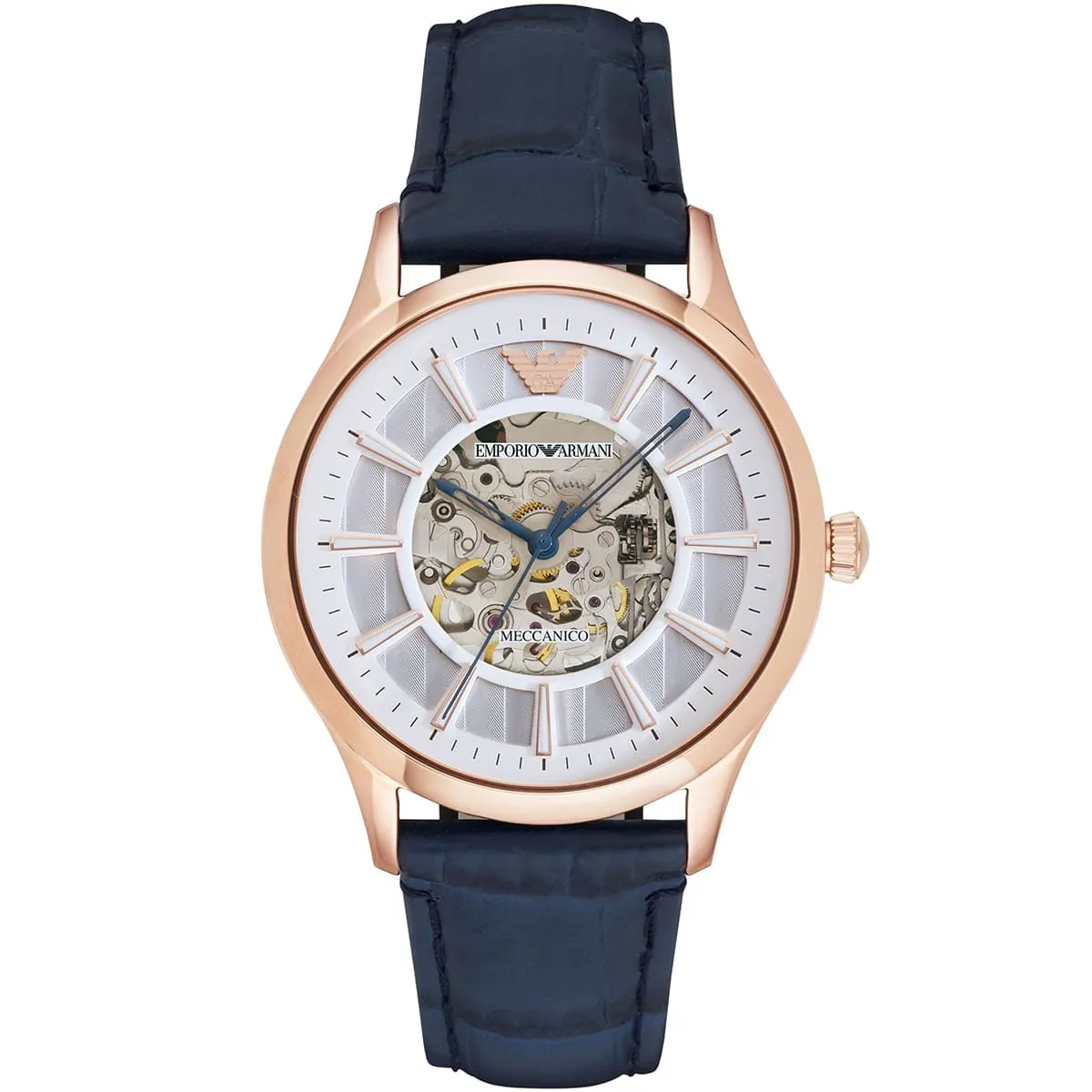 ar1947-emporio-armani-watch-men-white-dial-leather-blue-strap-automatic-analog-beta-large ساعة امبوريو ارماني للرجال AR1947 - الصورة 1