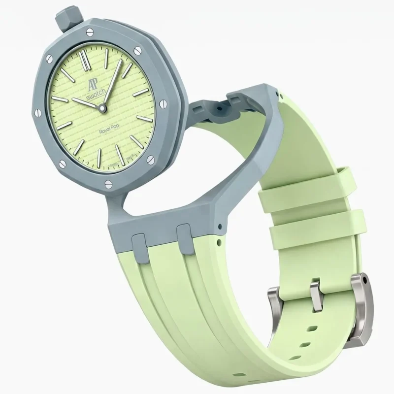 ⁦ساعة Audemars Piguet x Swatch Royal Pop BLAUE ACHT للجنسين⁩ - الصورة ⁦7⁩