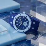 ⁦ساعة Audemars Piguet x Swatch Royal Pop ORENJI HACHI للجنسين⁩ - الصورة ⁦5⁩