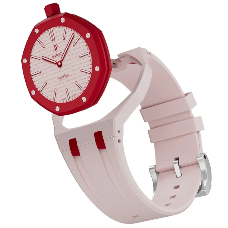 ⁦ساعة Audemars Piguet x Swatch Royal Pop OTTO ROSSO للجنسين⁩ - الصورة ⁦3⁩