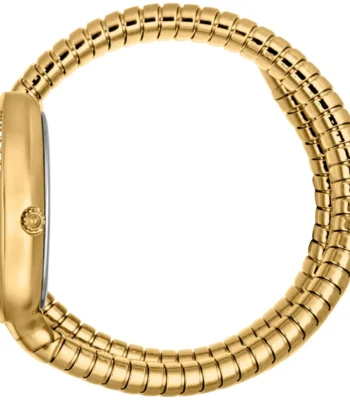 jc1l229m0035 just cavalli watch signature snake women green dial gold stainless steel strap double wrap bracelet crystals mother of pearl 3