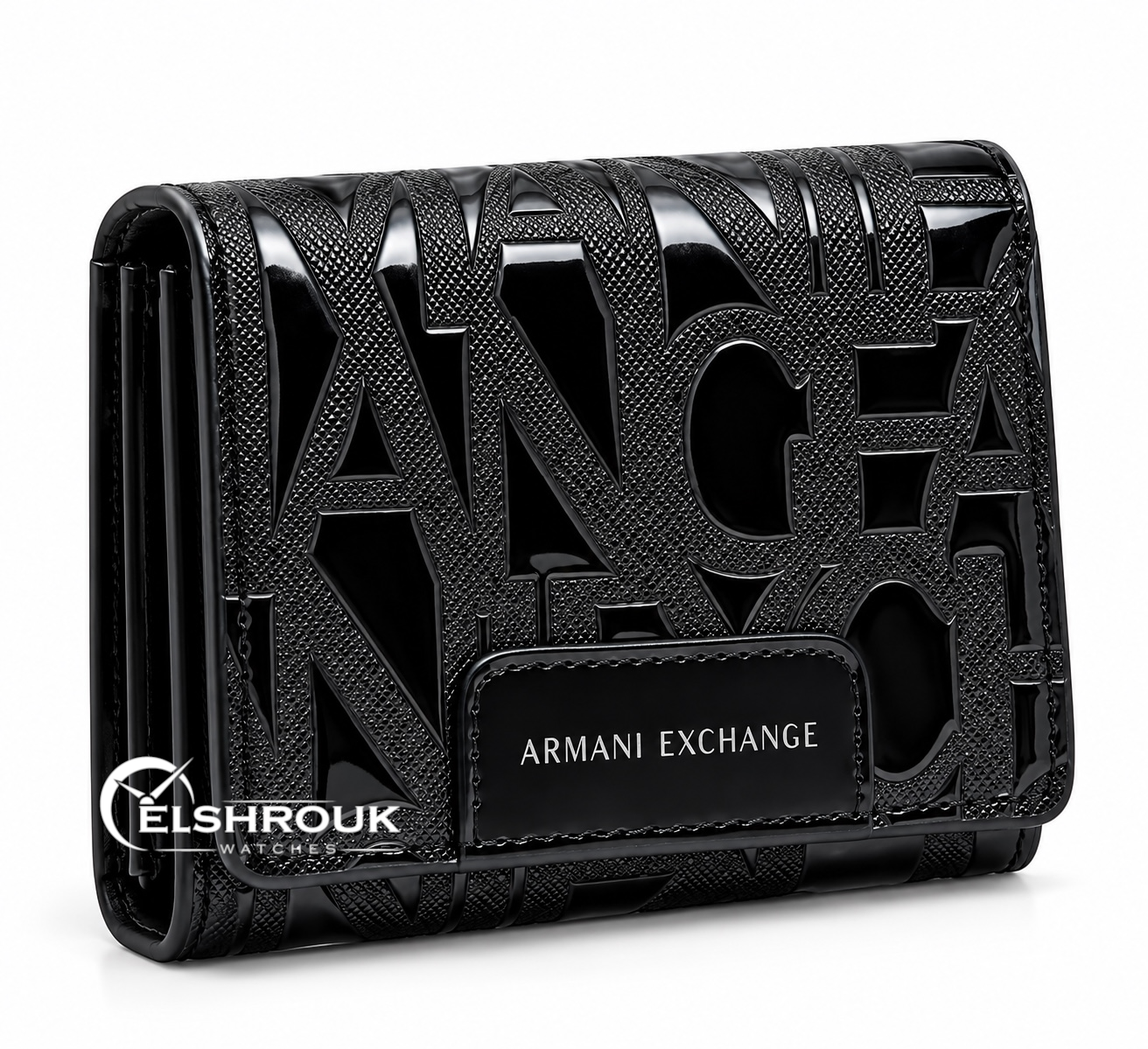 03d891b4-3422-48db-9c70-b1785967a2b6-photoroom محفظة Armani Exchange باللون الأسود - الصورة 1