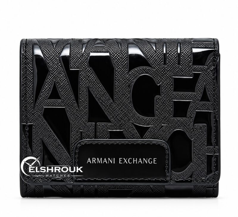 ⁦محفظة Armani Exchange باللون الأسود⁩ - الصورة ⁦2⁩