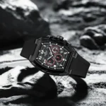 ⁦ساعة نافي فورس للرجال NF6118-B-W-B⁩ - الصورة ⁦4⁩