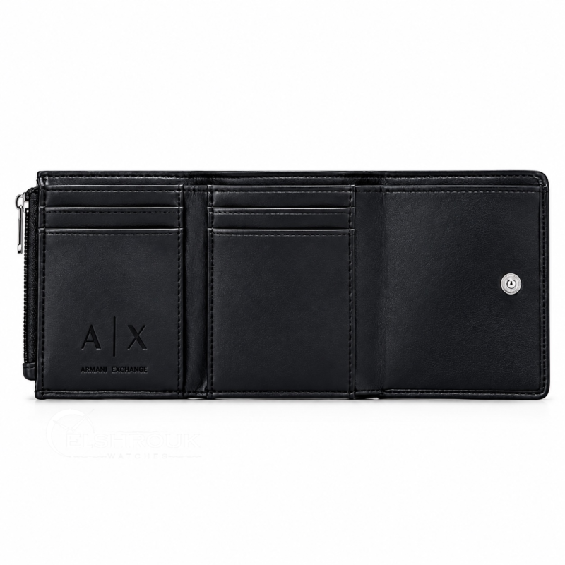 ⁦محفظة Armani Exchange باللون الأسود⁩ - الصورة ⁦4⁩